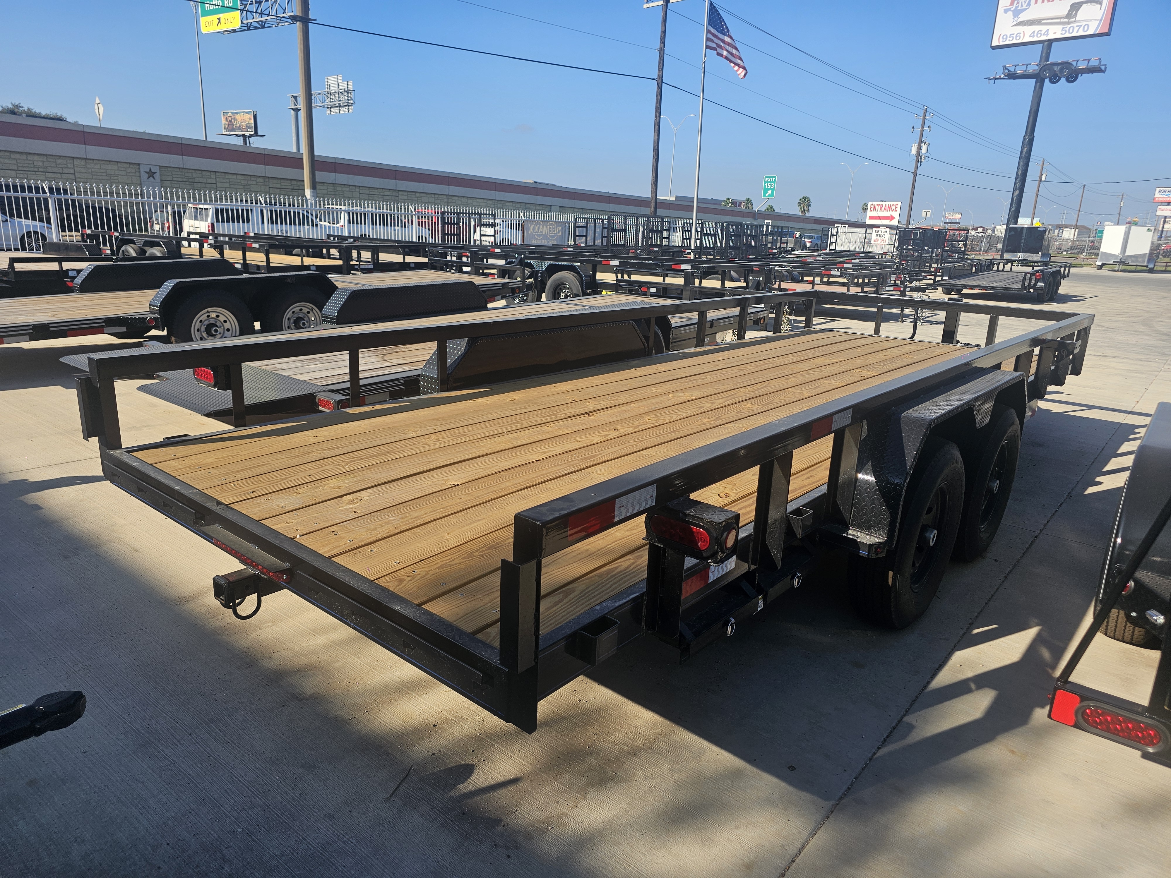 New 2025 PCT Mfg 20' Utility Trailer