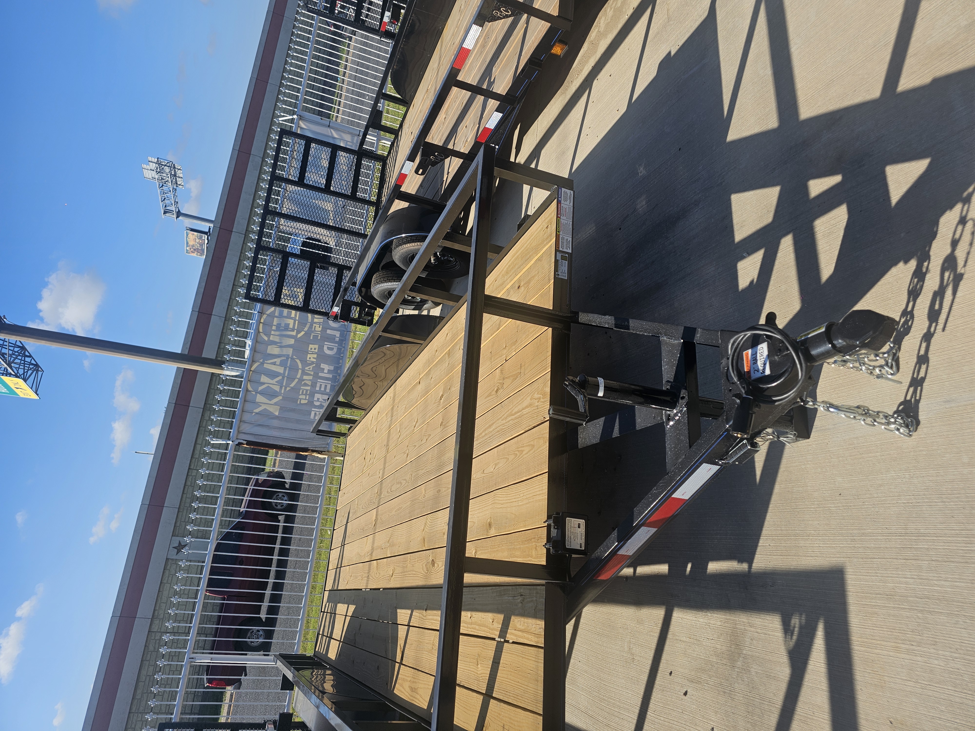 New 2025 PCT Mfg 16' Utility Trailer