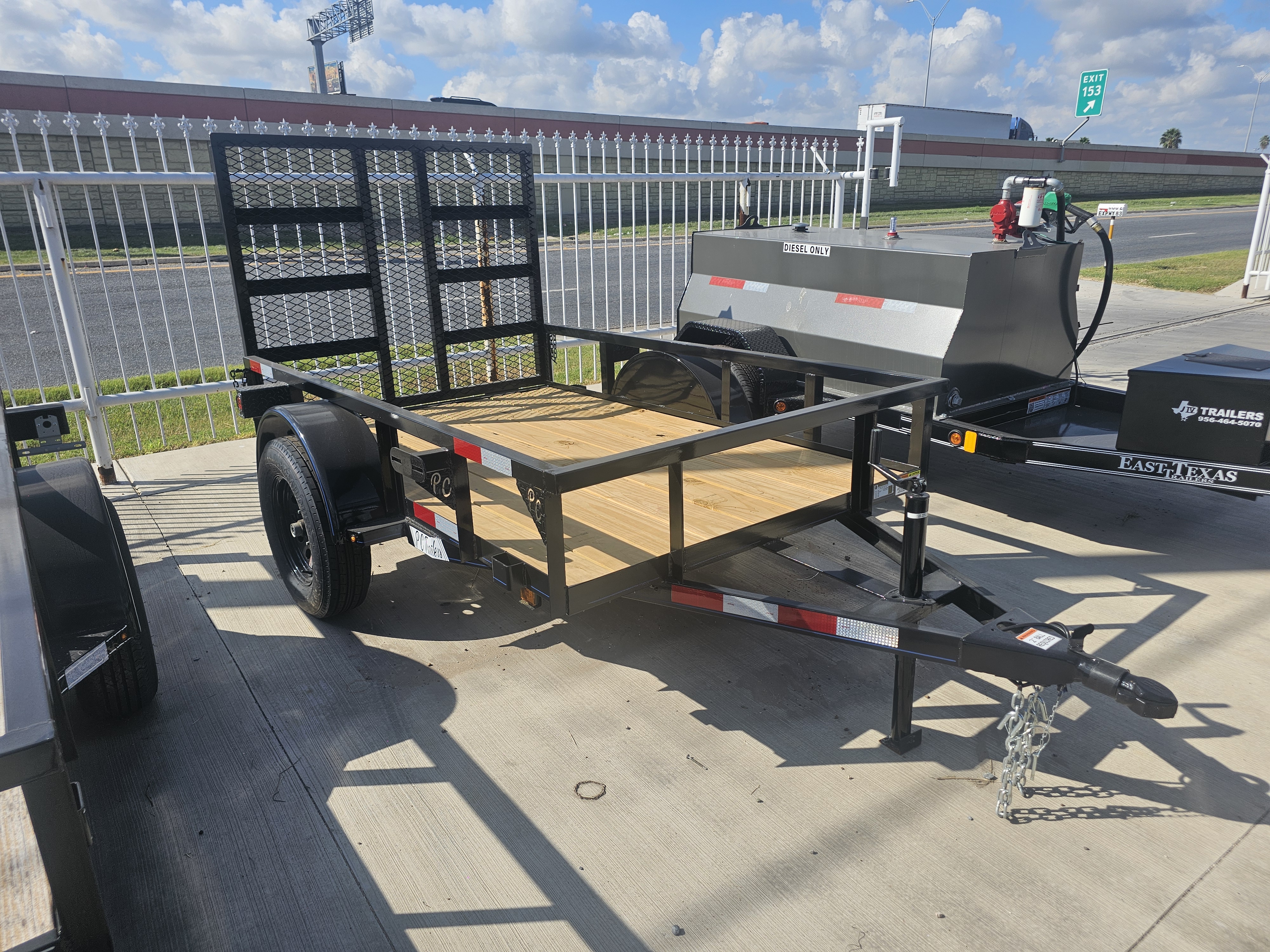 New 2025 PCT MFG 5'X8' Utility Trailer