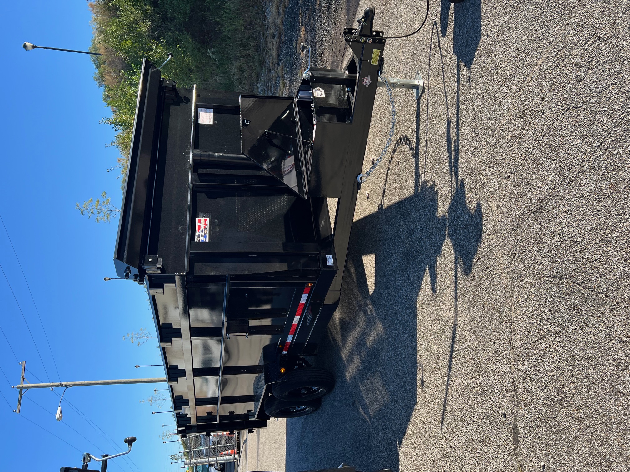 New 2026 QUALITY STEEL CJ 83" x 16' Dump Trailer 4' High Side #260174