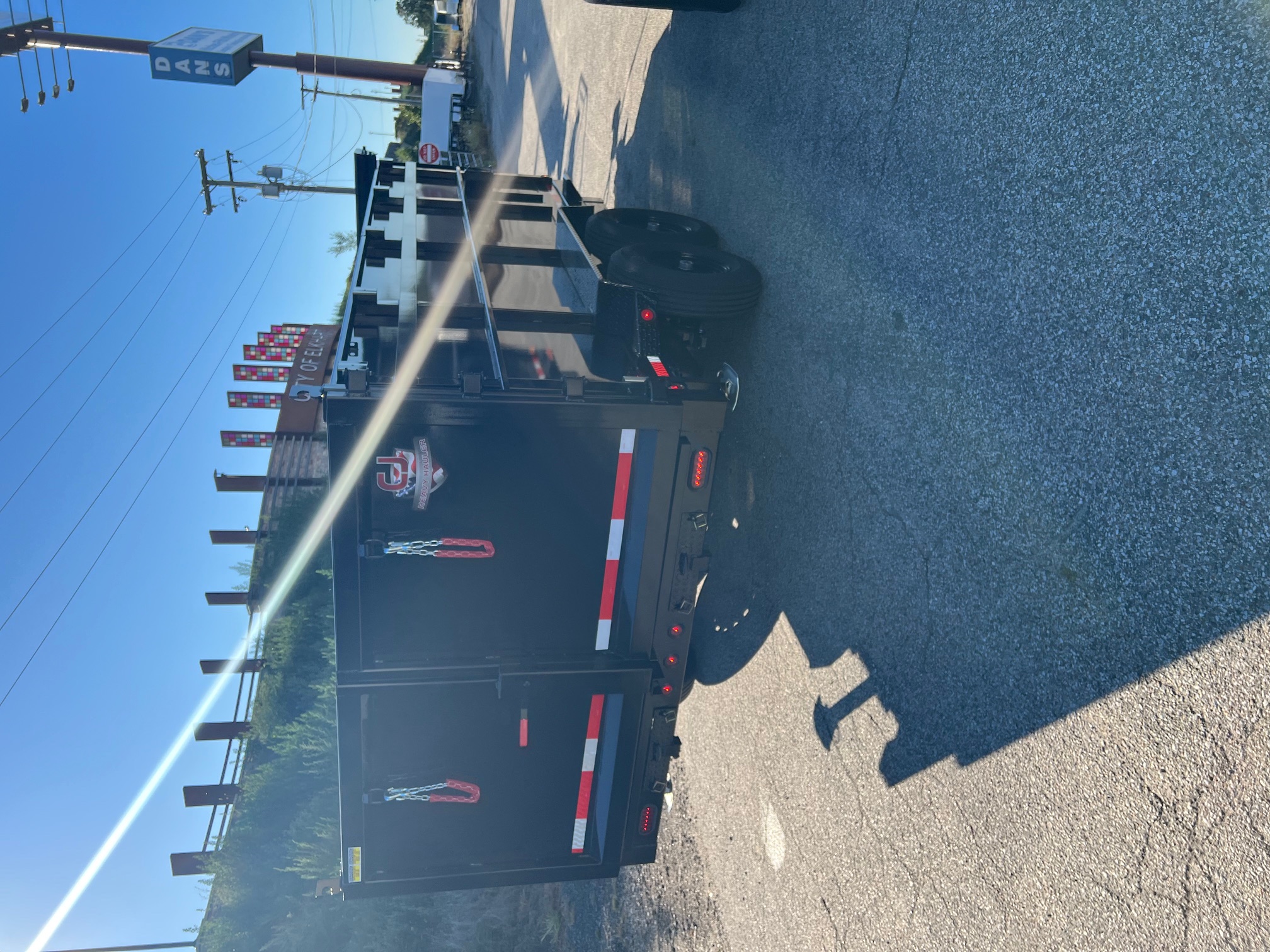 New 2026 QUALITY STEEL CJ 83" x 16' Dump Trailer 4' High Side #260174