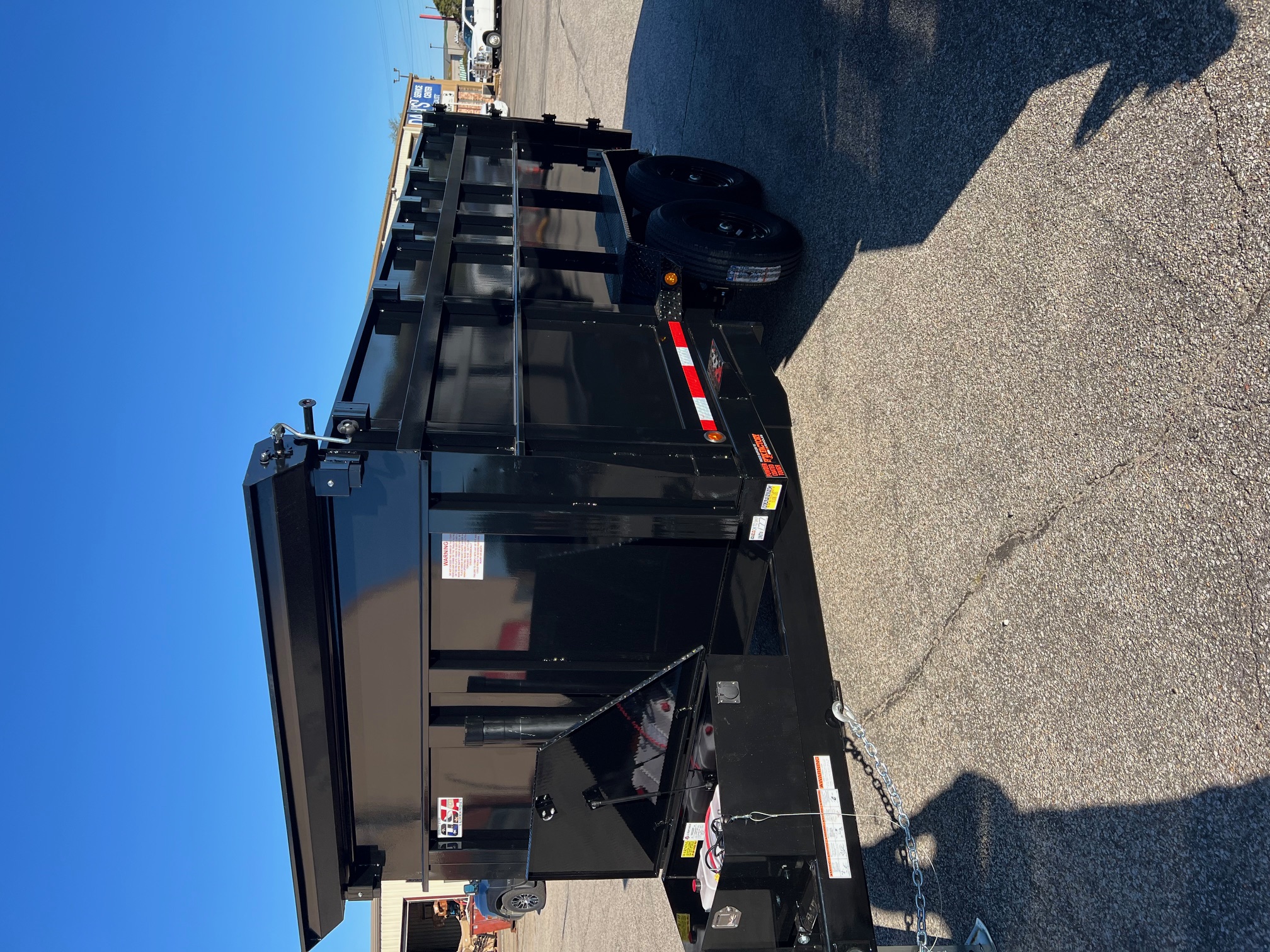 New 2026 QUALITY STEEL CJ 83X14 14k GVWR Dump Trailer 4' High Side #260177