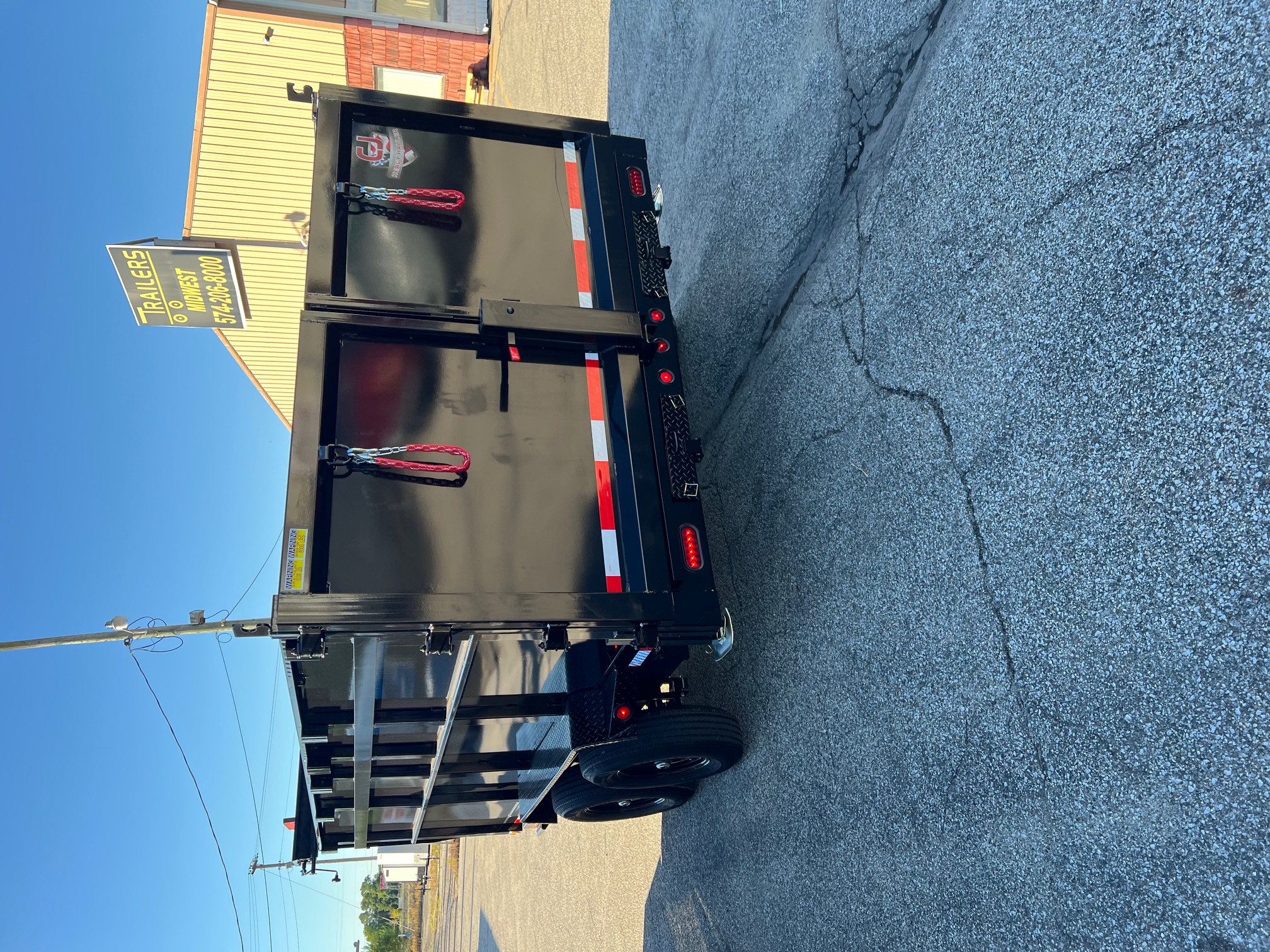 New 2026 QUALITY STEEL CJ 83X14 14k GVWR Dump Trailer 4' High Side #260177