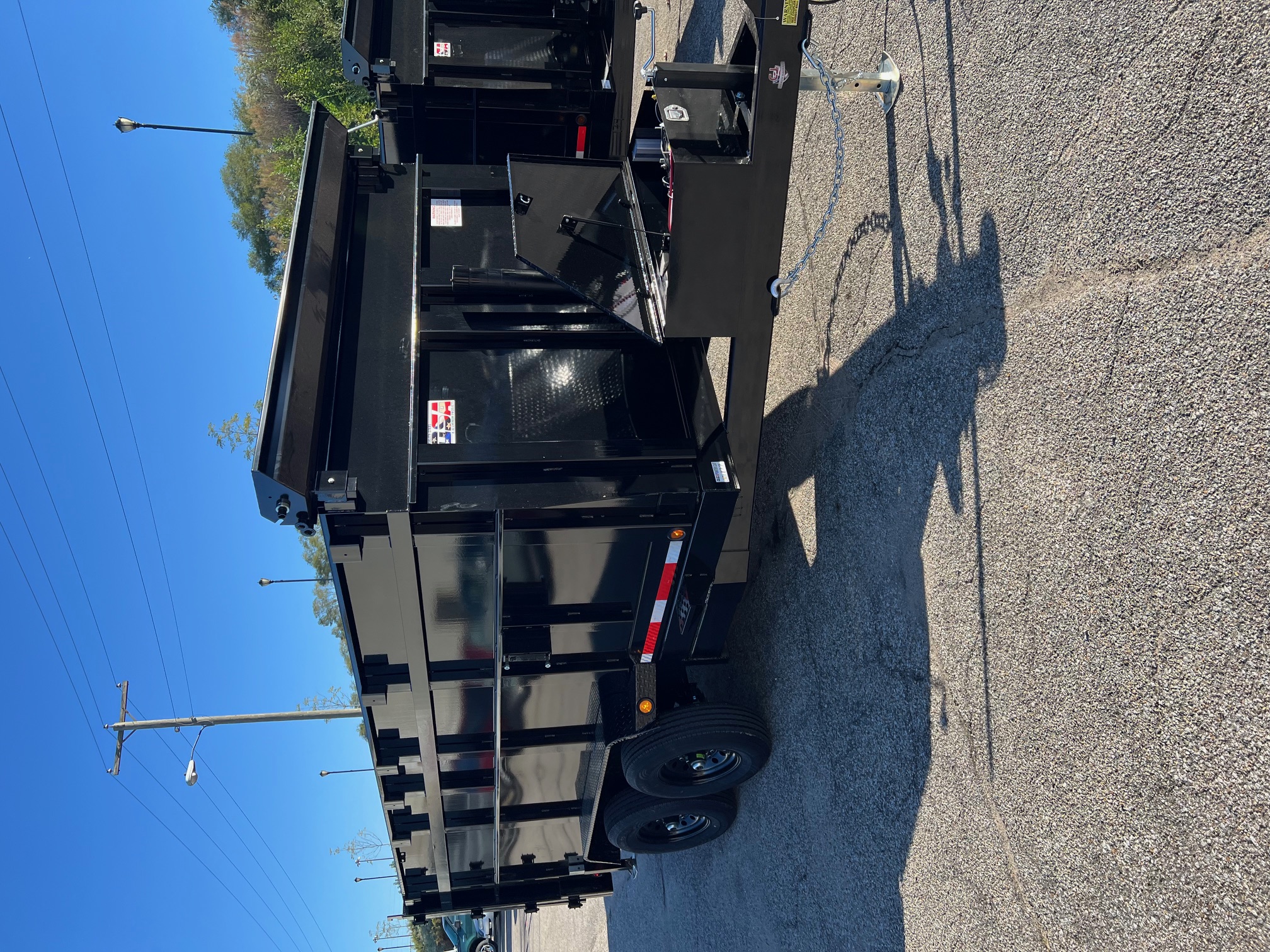 New 2026 QUALITY STEEL CJ 83X14 14k GVWR Dump Trailer 4' High Side #260177