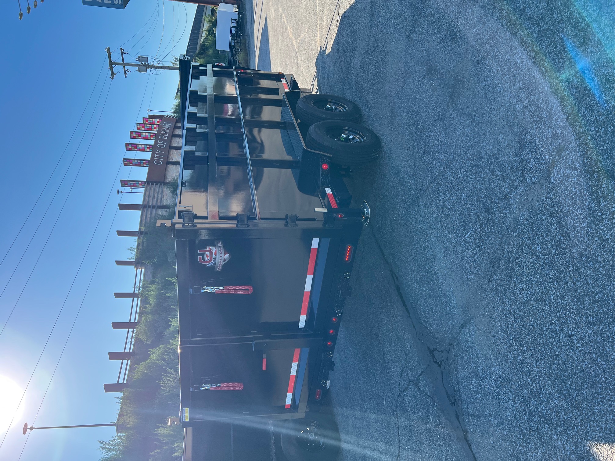 New 2026 QUALITY STEEL CJ 83X14 14k GVWR Dump Trailer 4' High Side #260177