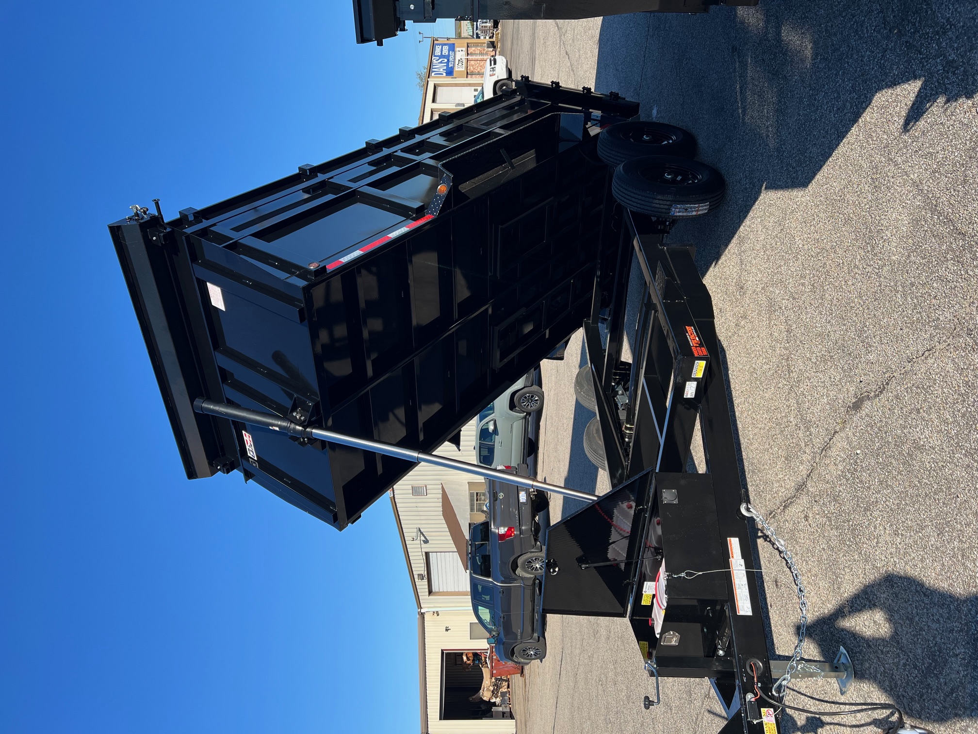 New 2026 QUALITY STEEL CJ 83X14 14k GVWR Dump Trailer 4' High Side #260177