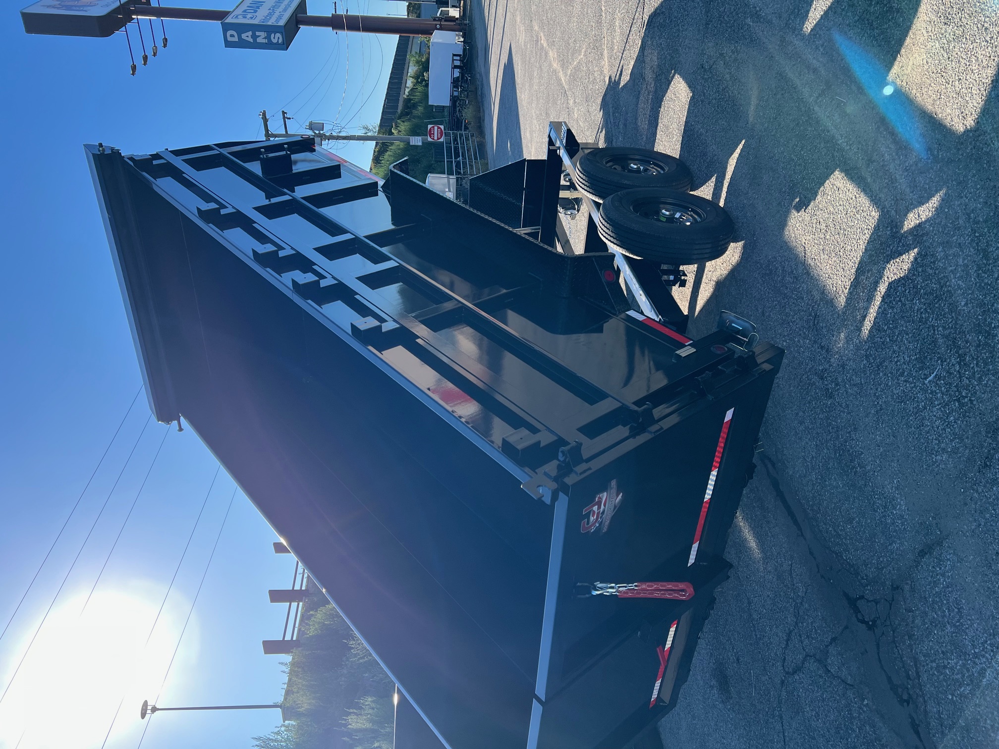 New 2026 QUALITY STEEL CJ 83X14 14k GVWR Dump Trailer 4' High Side #260177