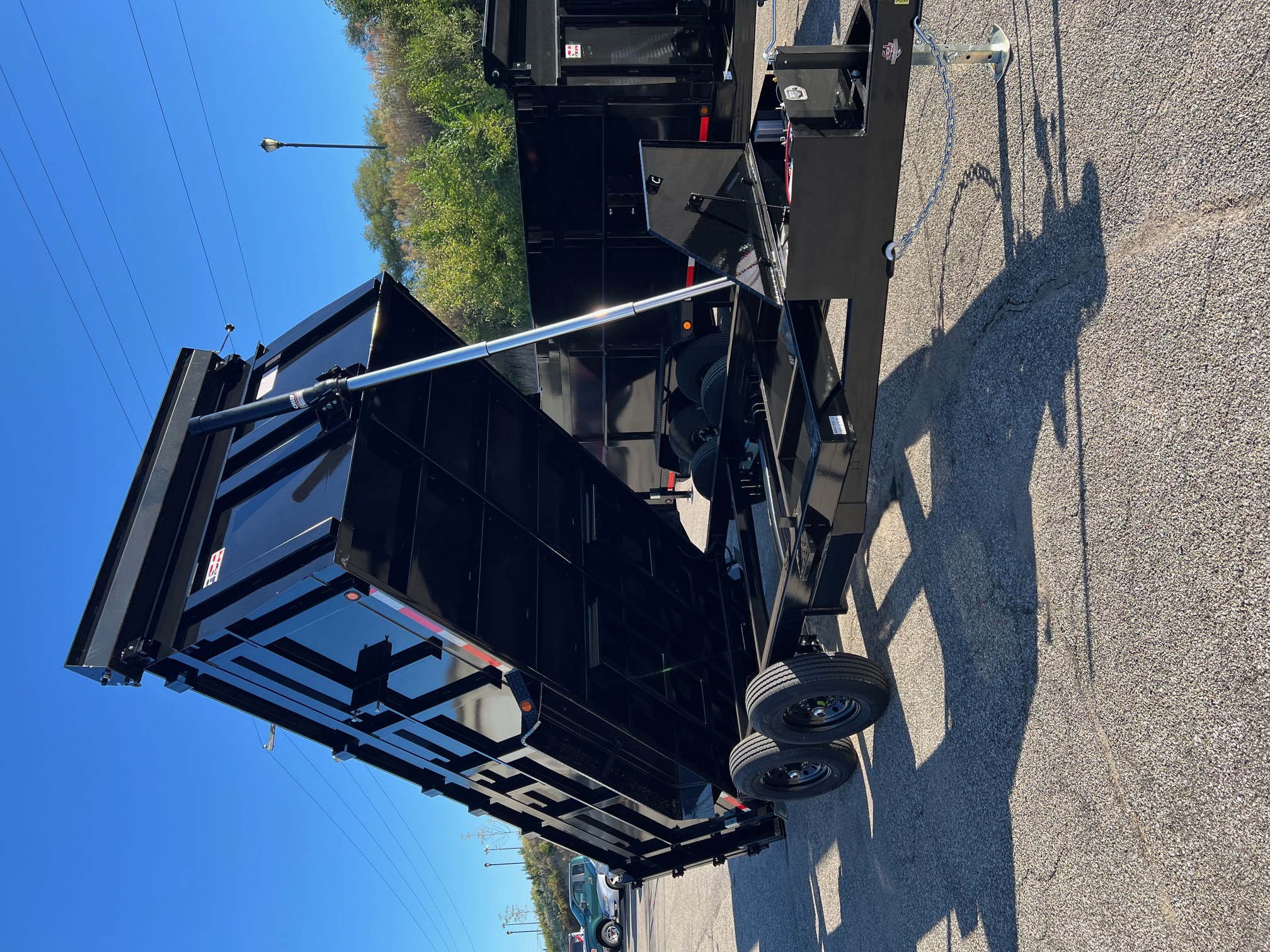 New 2026 QUALITY STEEL CJ 83X14 14k GVWR Dump Trailer 4' High Side #260177