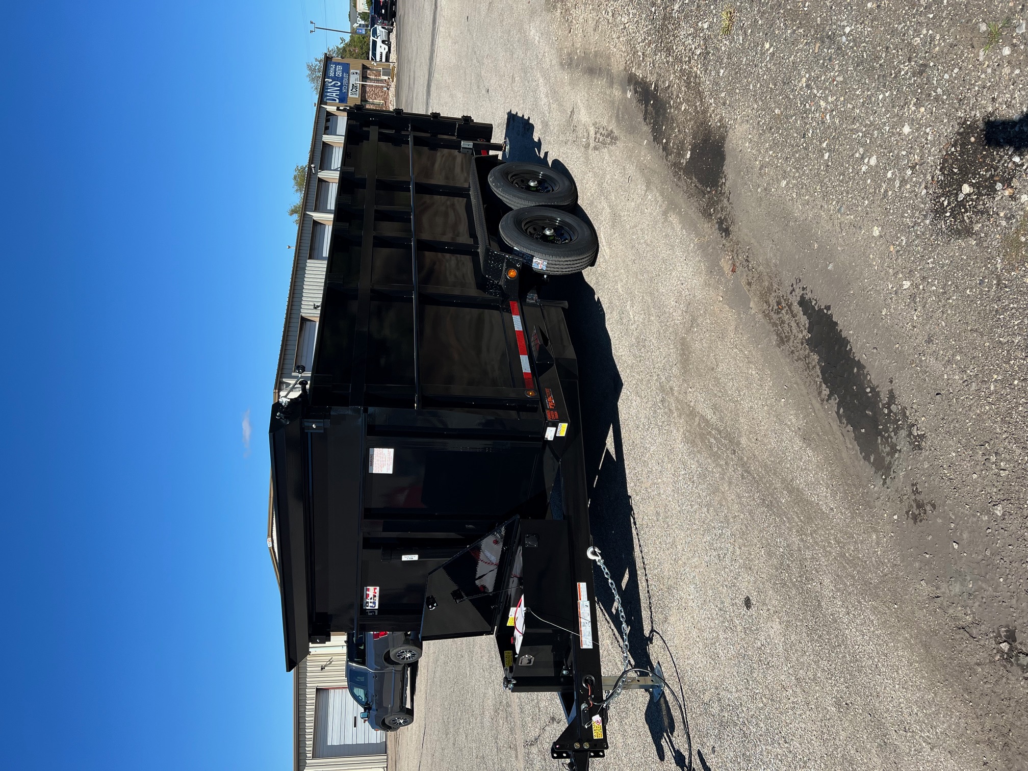 New 2026 QUALITY STEEL CJ 83X14 14k GVWR Dump Trailer 4' High Side #260179