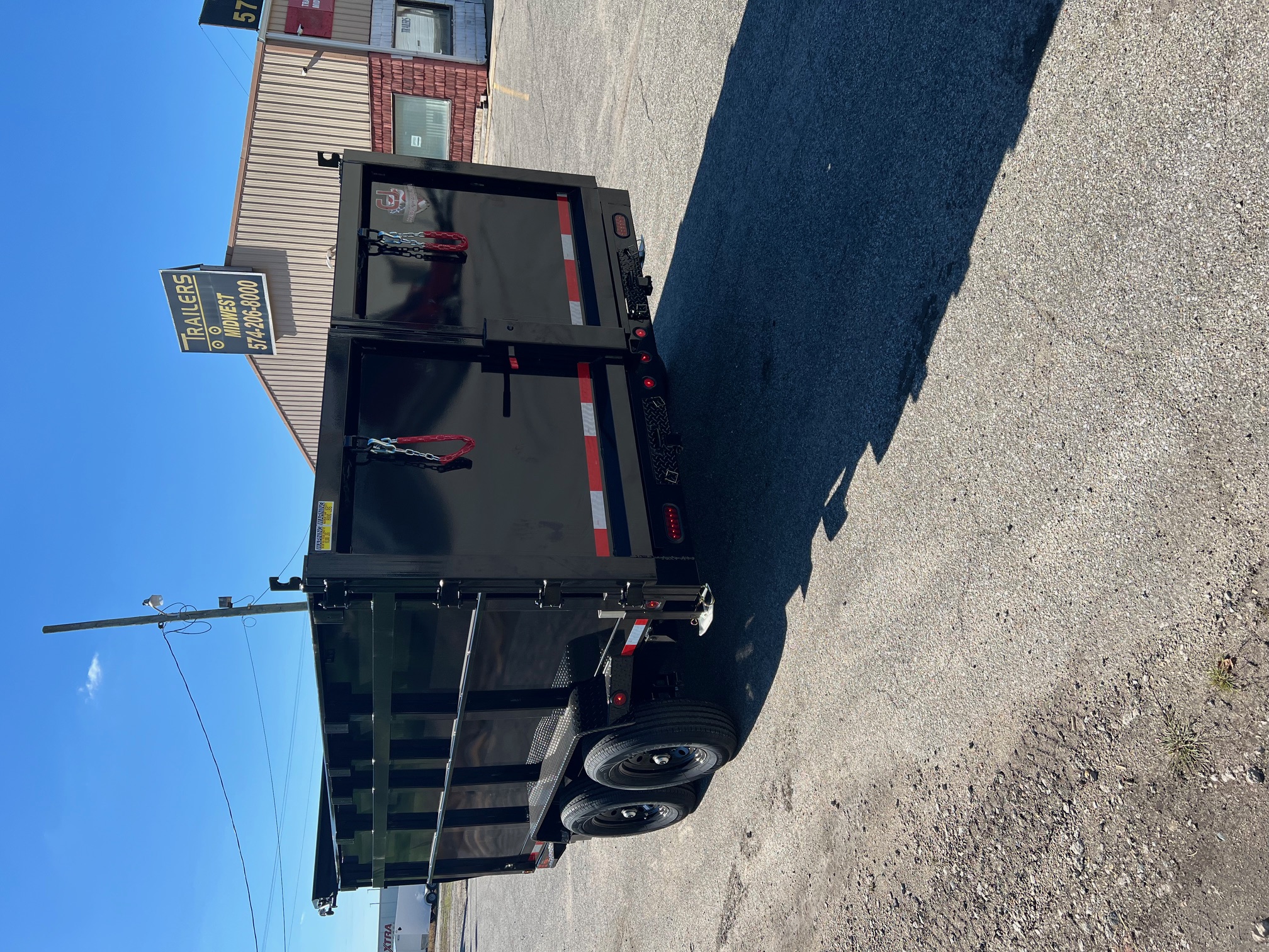 New 2026 QUALITY STEEL CJ 83X14 14k GVWR Dump Trailer 4' High Side #260179