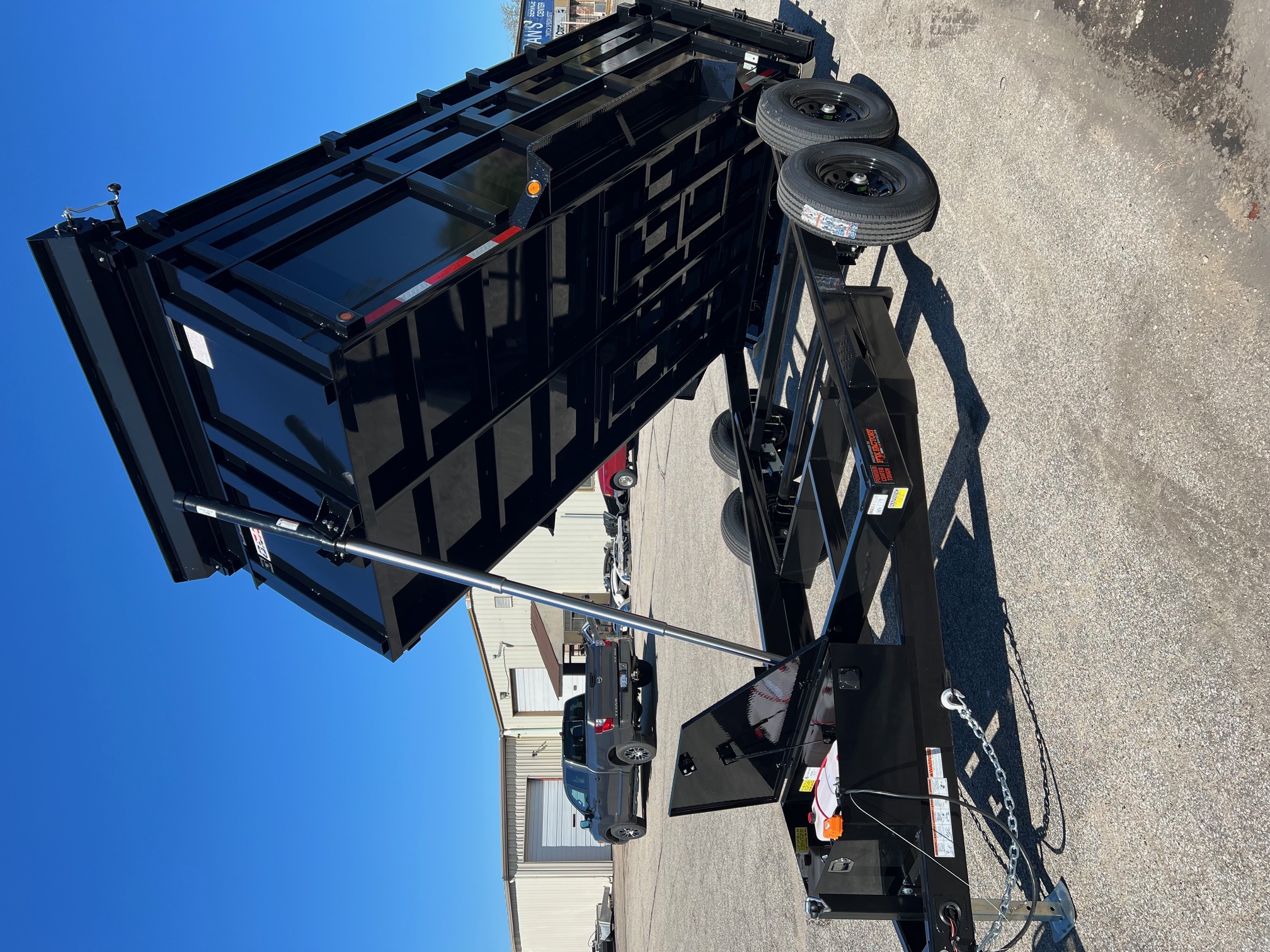 New 2026 QUALITY STEEL CJ 83X14 14k GVWR Dump Trailer 4' High Side #260179