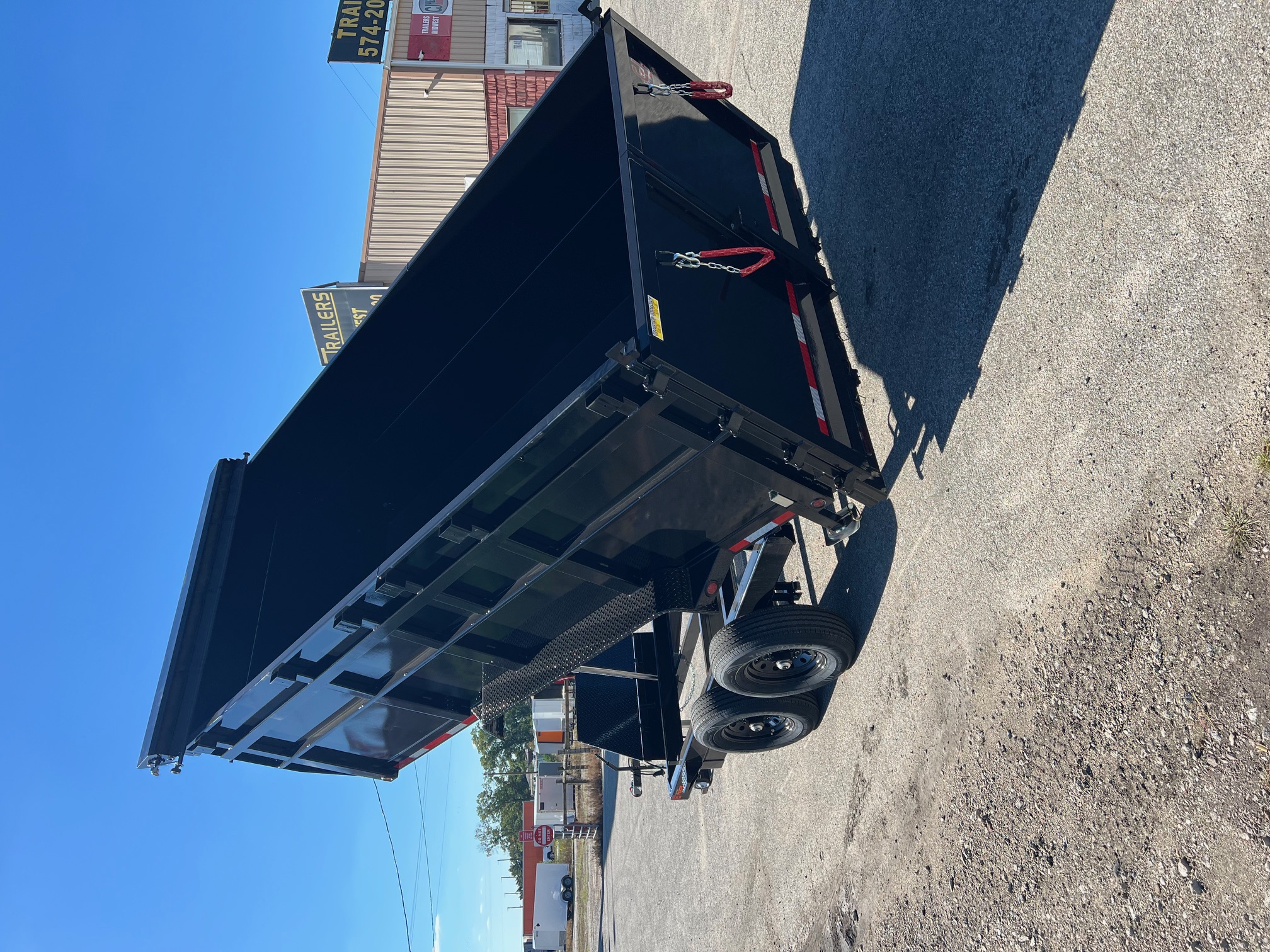 New 2026 QUALITY STEEL CJ 83X14 14k GVWR Dump Trailer 4' High Side #260179