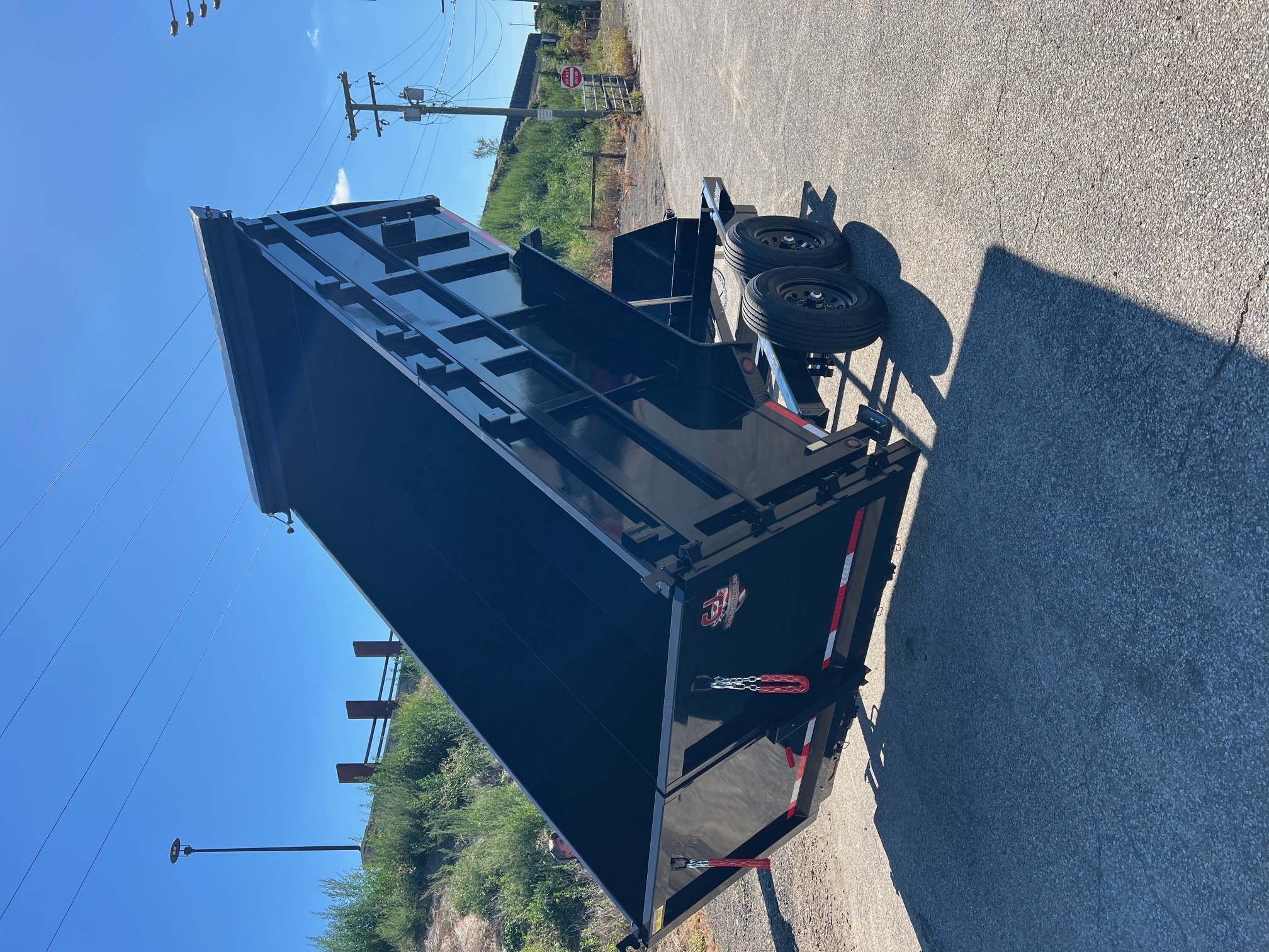 New 2026 QUALITY STEEL CJ 83X14 14k GVWR Dump Trailer 4' High Side #260179