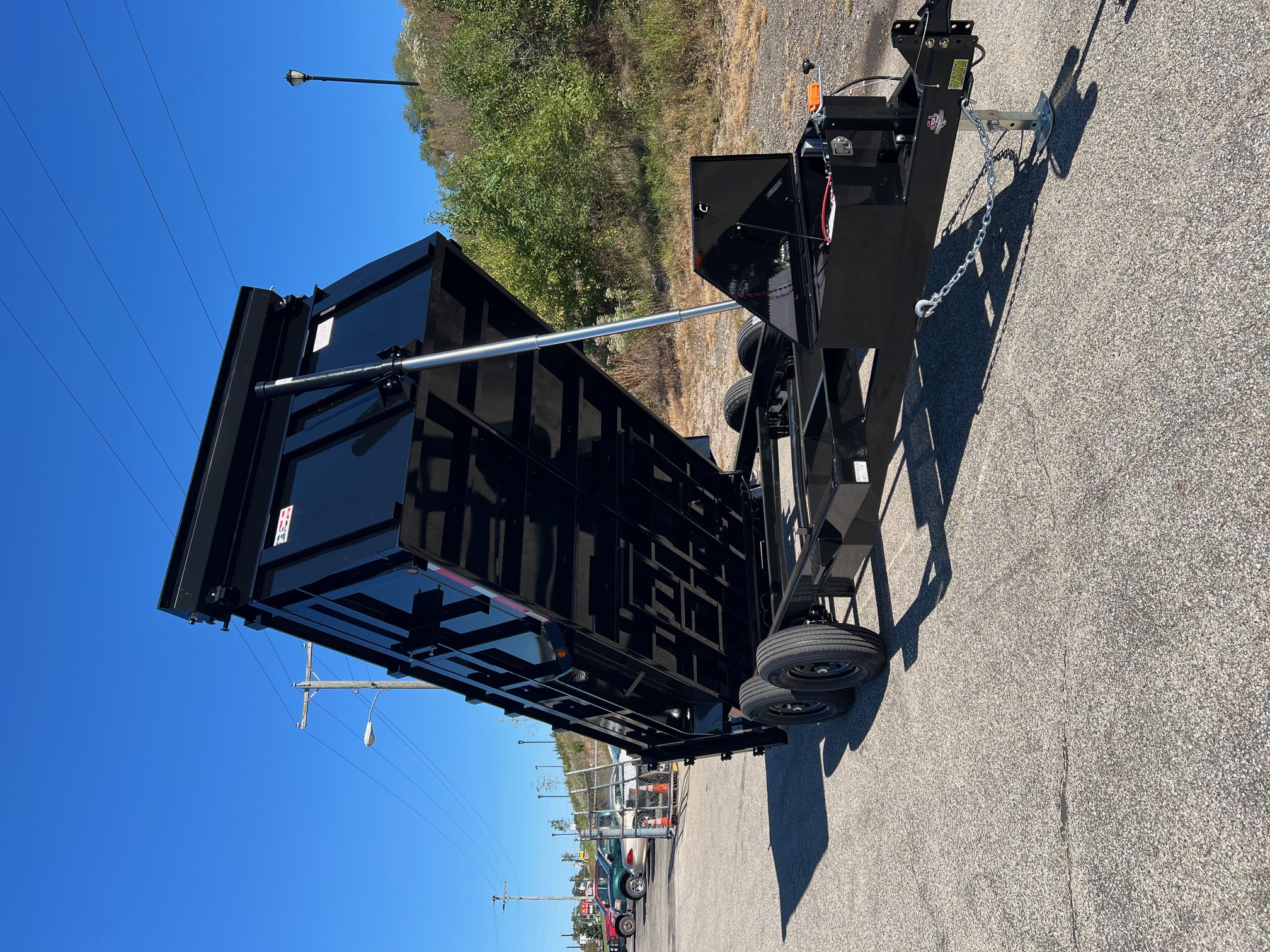 New 2026 QUALITY STEEL CJ 83X14 14k GVWR Dump Trailer 4' High Side #260179