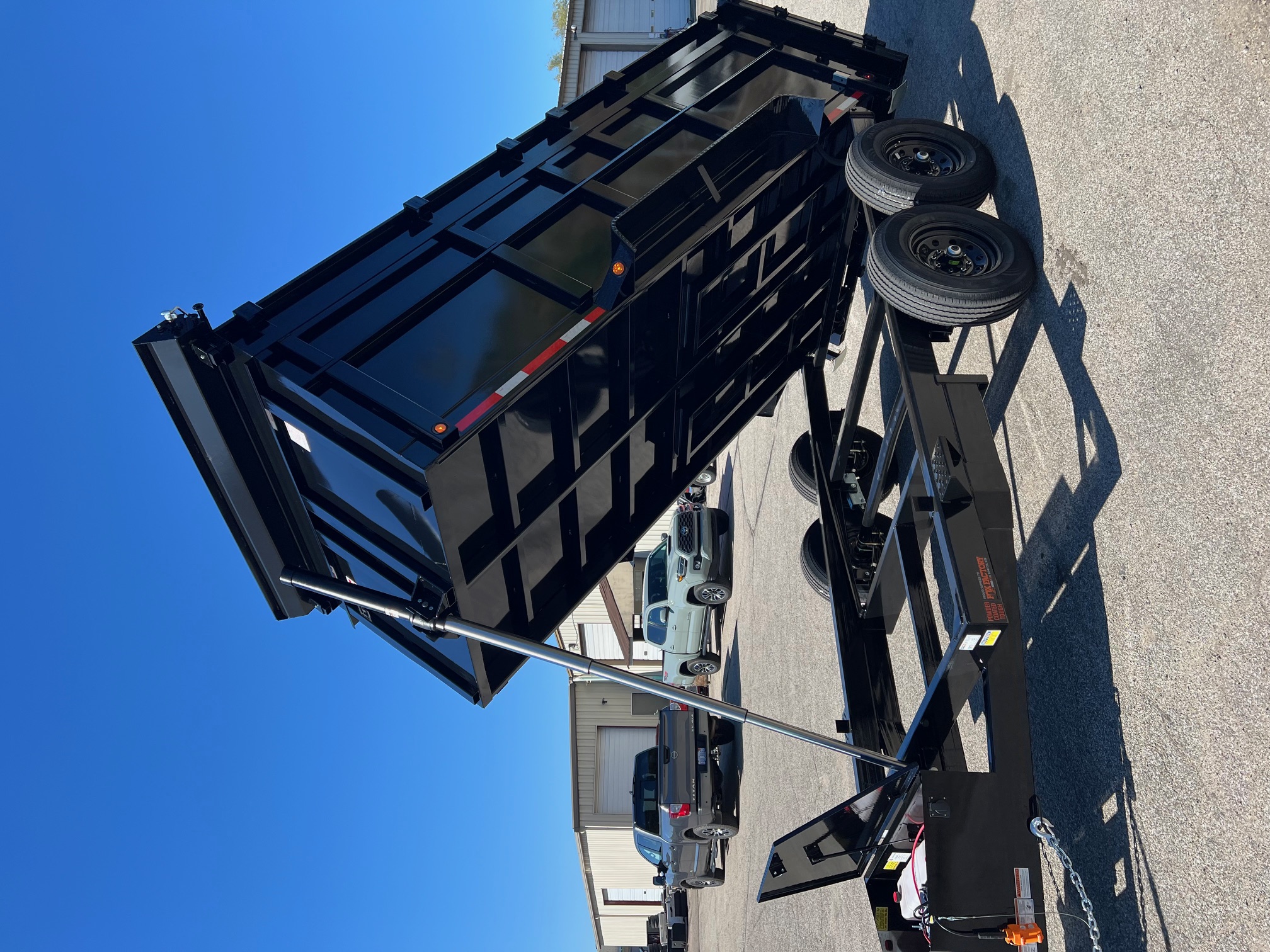 New 2026 QUALITY STEEL CJ 83X14 14k GVWR Dump Trailer 4' High Side #260178