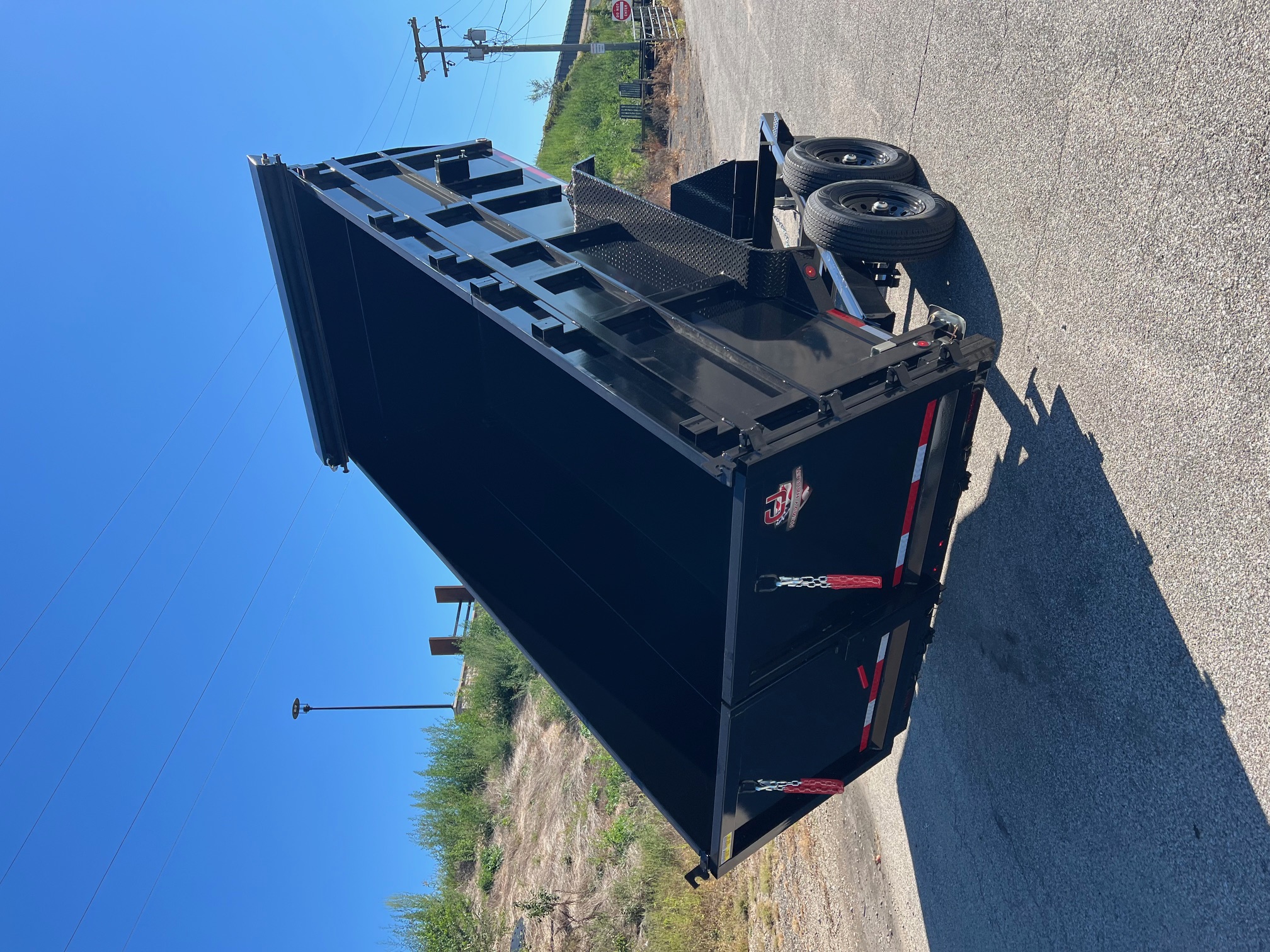 New 2026 QUALITY STEEL CJ 83X14 14k GVWR Dump Trailer 4' High Side #260178