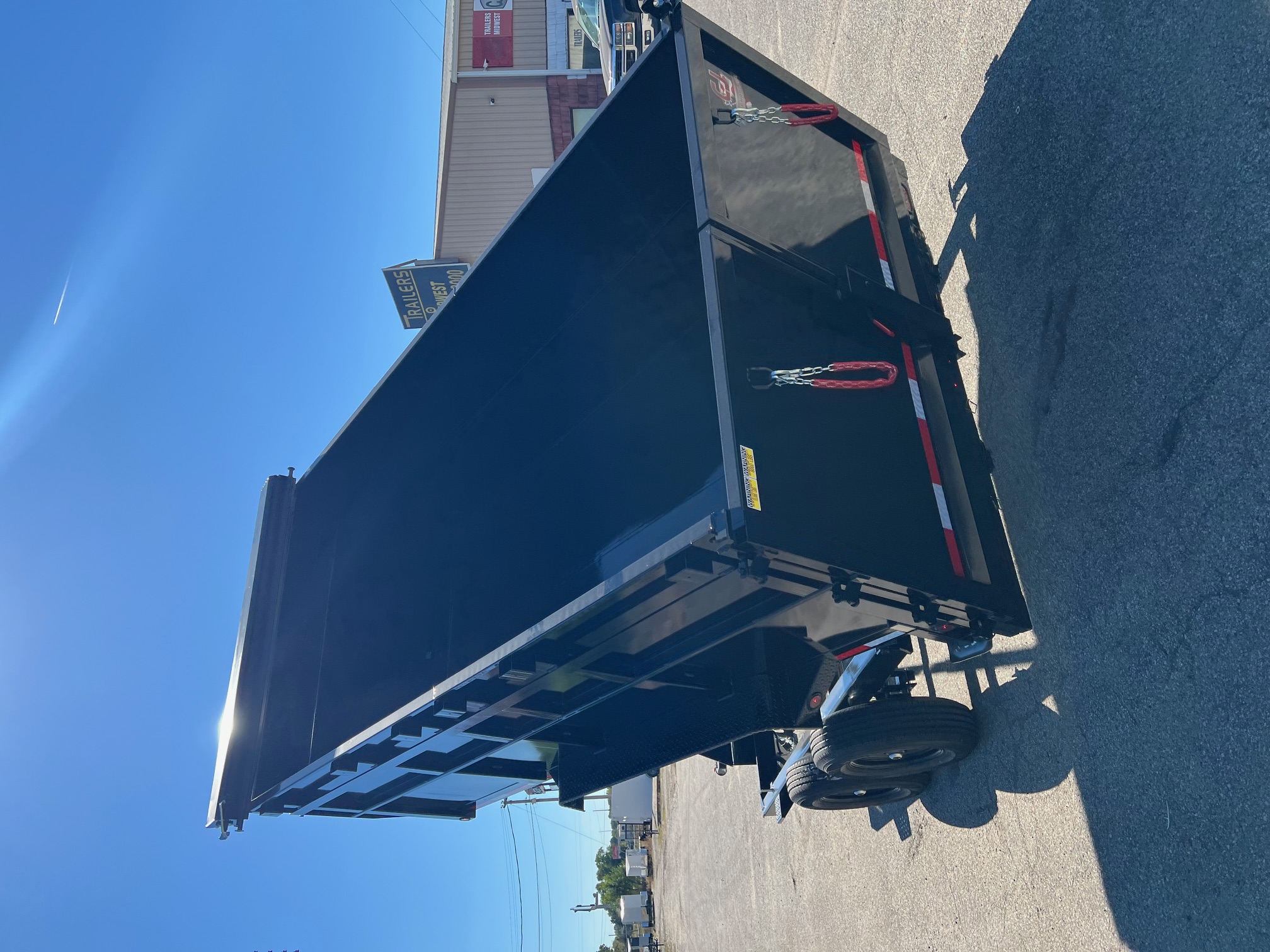New 2026 QUALITY STEEL CJ 83X14 14k GVWR Dump Trailer 4' High Side #260178