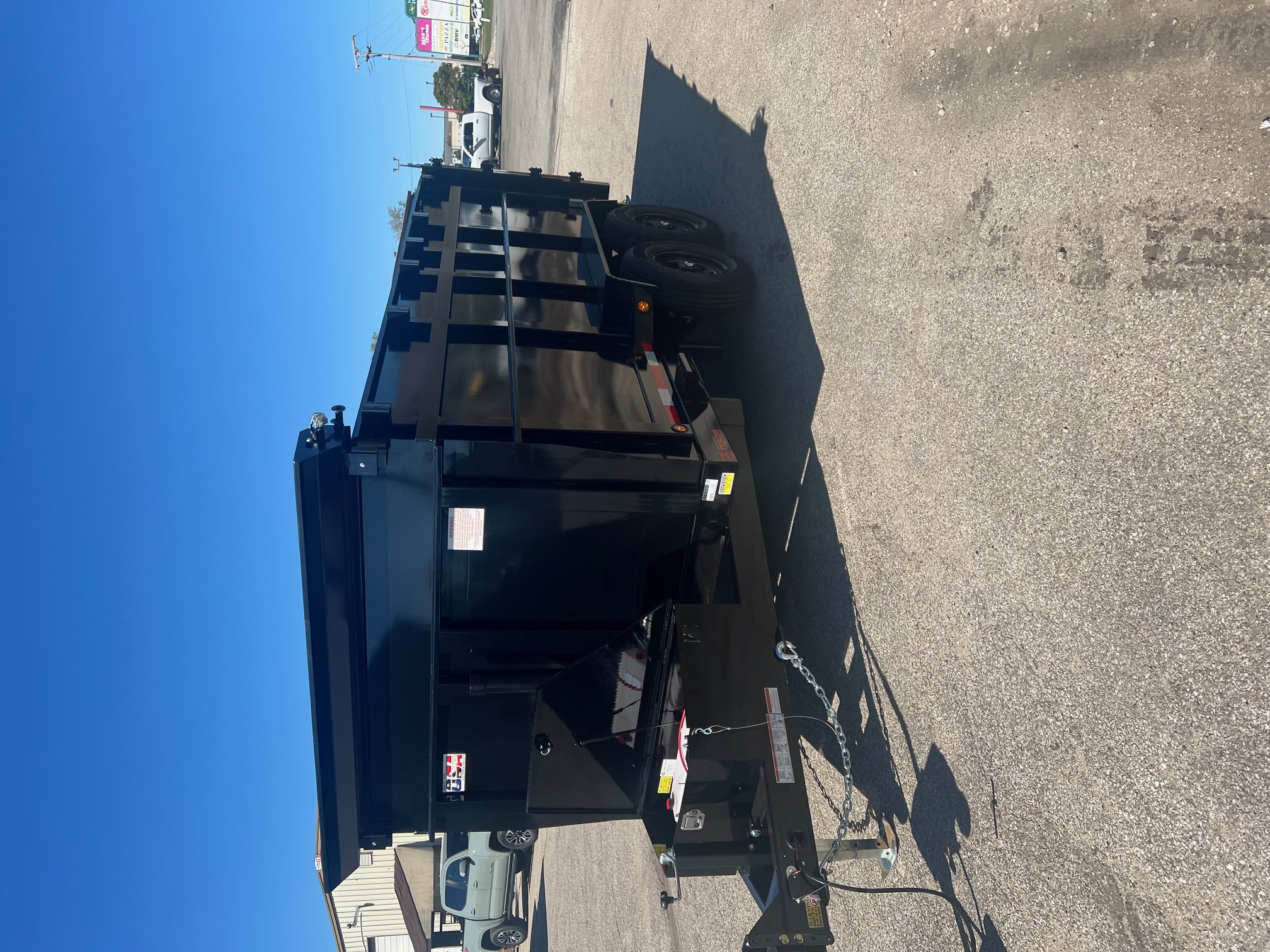 New 2026 QUALITY STEEL CJ 83X14 14k GVWR Dump Trailer 4' High Side #260178