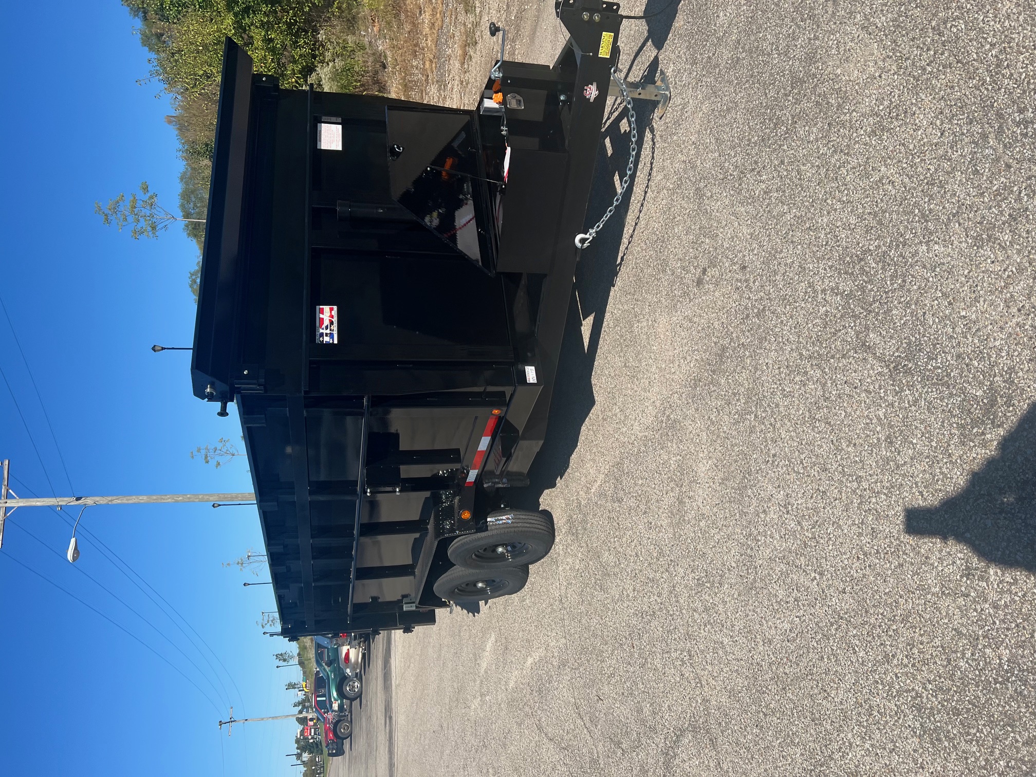 New 2026 QUALITY STEEL CJ 83X14 14k GVWR Dump Trailer 4' High Side #260178