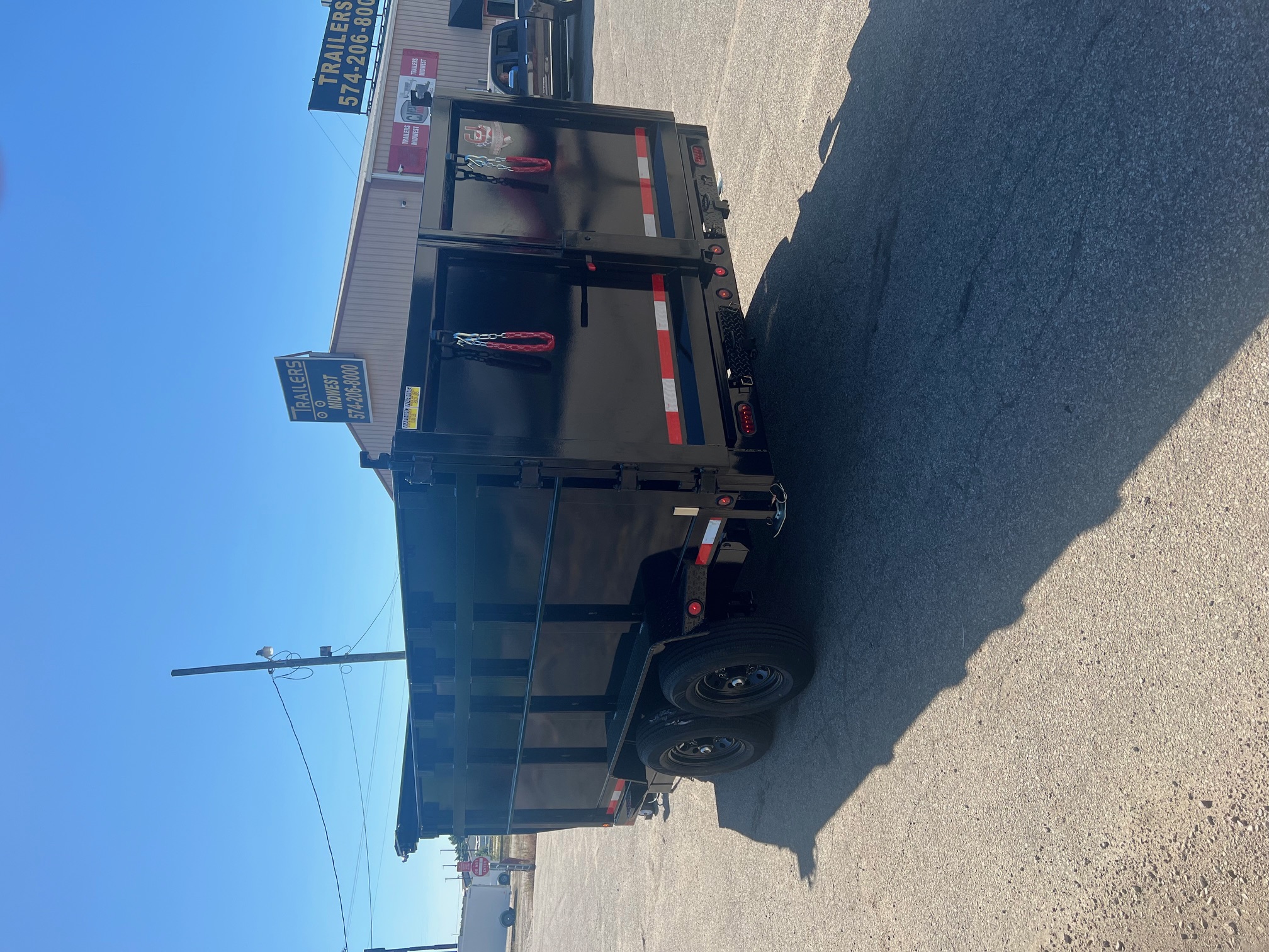 New 2026 QUALITY STEEL CJ 83X14 14k GVWR Dump Trailer 4' High Side #260178