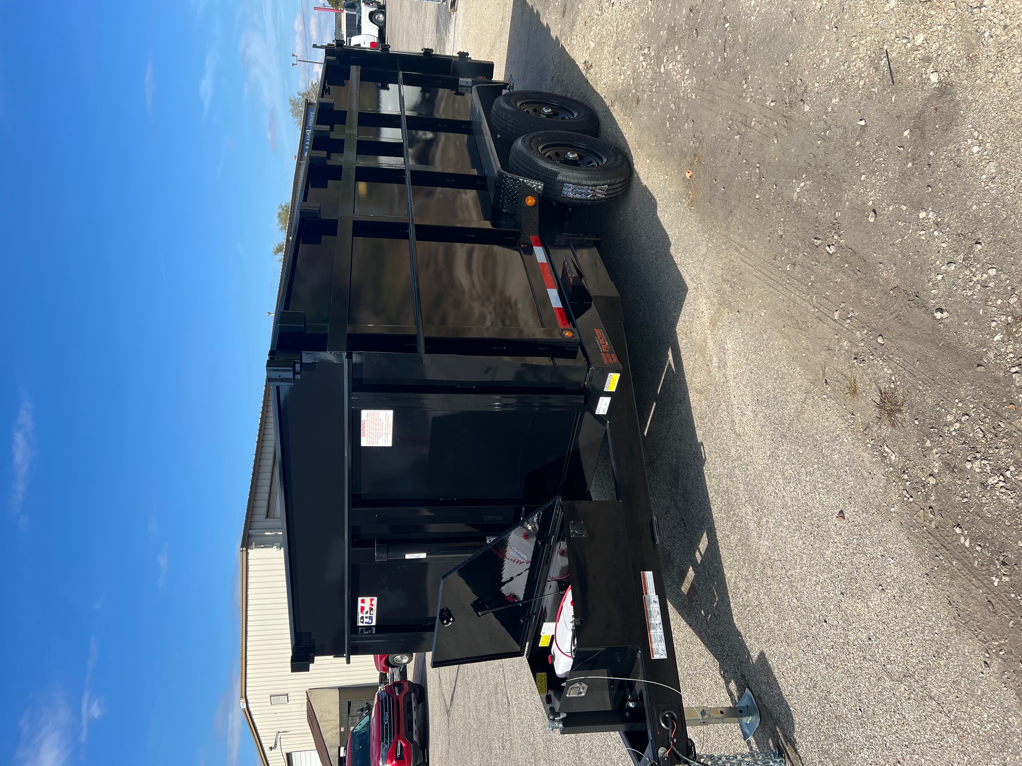 New 2026 QUALITY STEEL CJ 83X14 14k GVWR Dump Trailer 4' High Side #260180