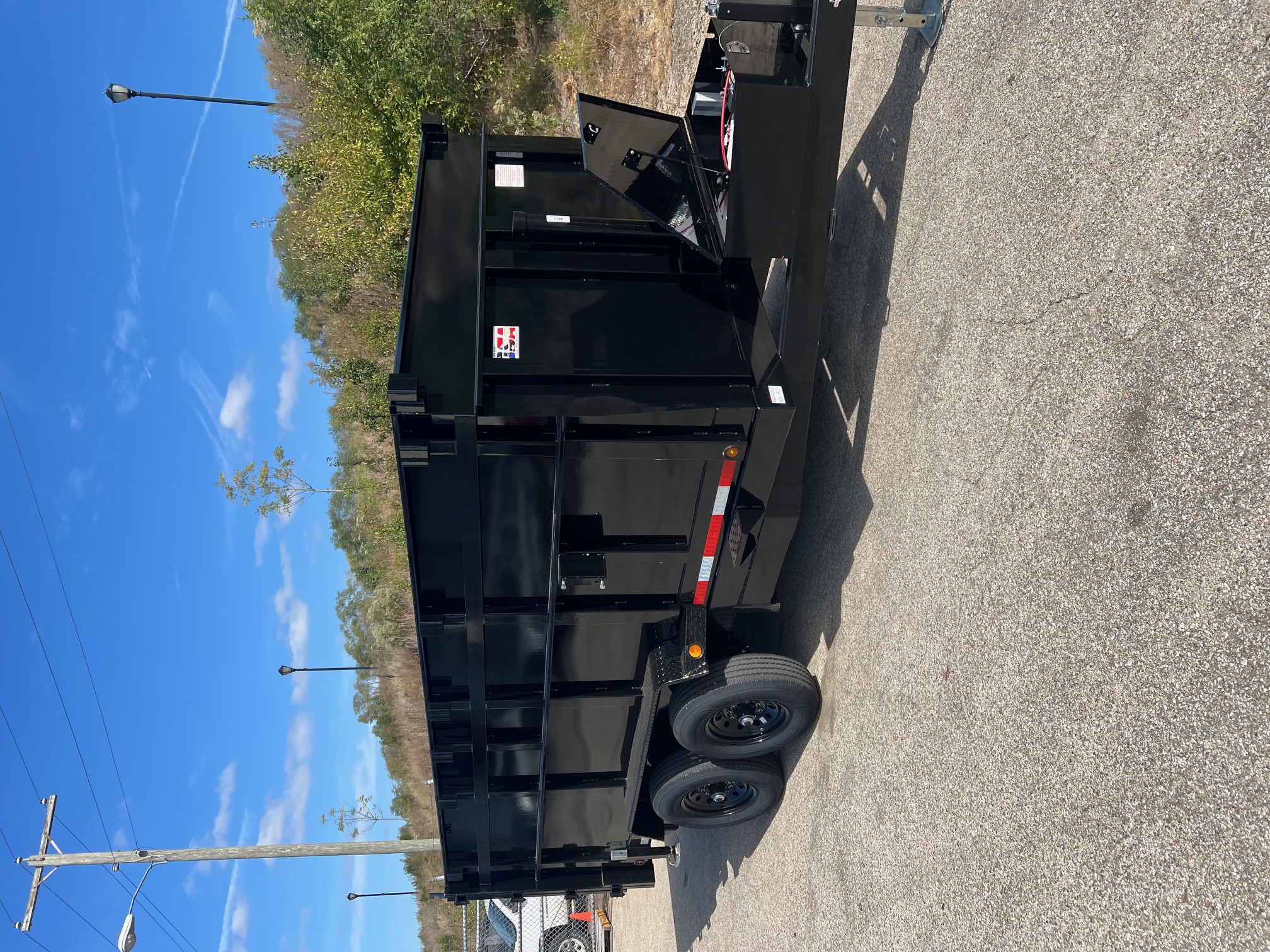 New 2026 QUALITY STEEL CJ 83X14 14k GVWR Dump Trailer 4' High Side #260180