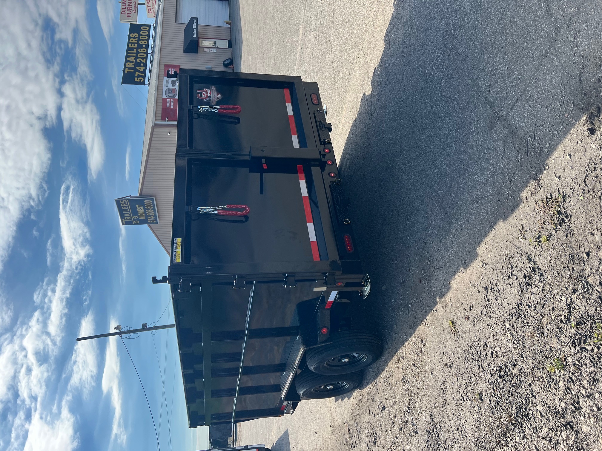 New 2026 QUALITY STEEL CJ 83X14 14k GVWR Dump Trailer 4' High Side #260180