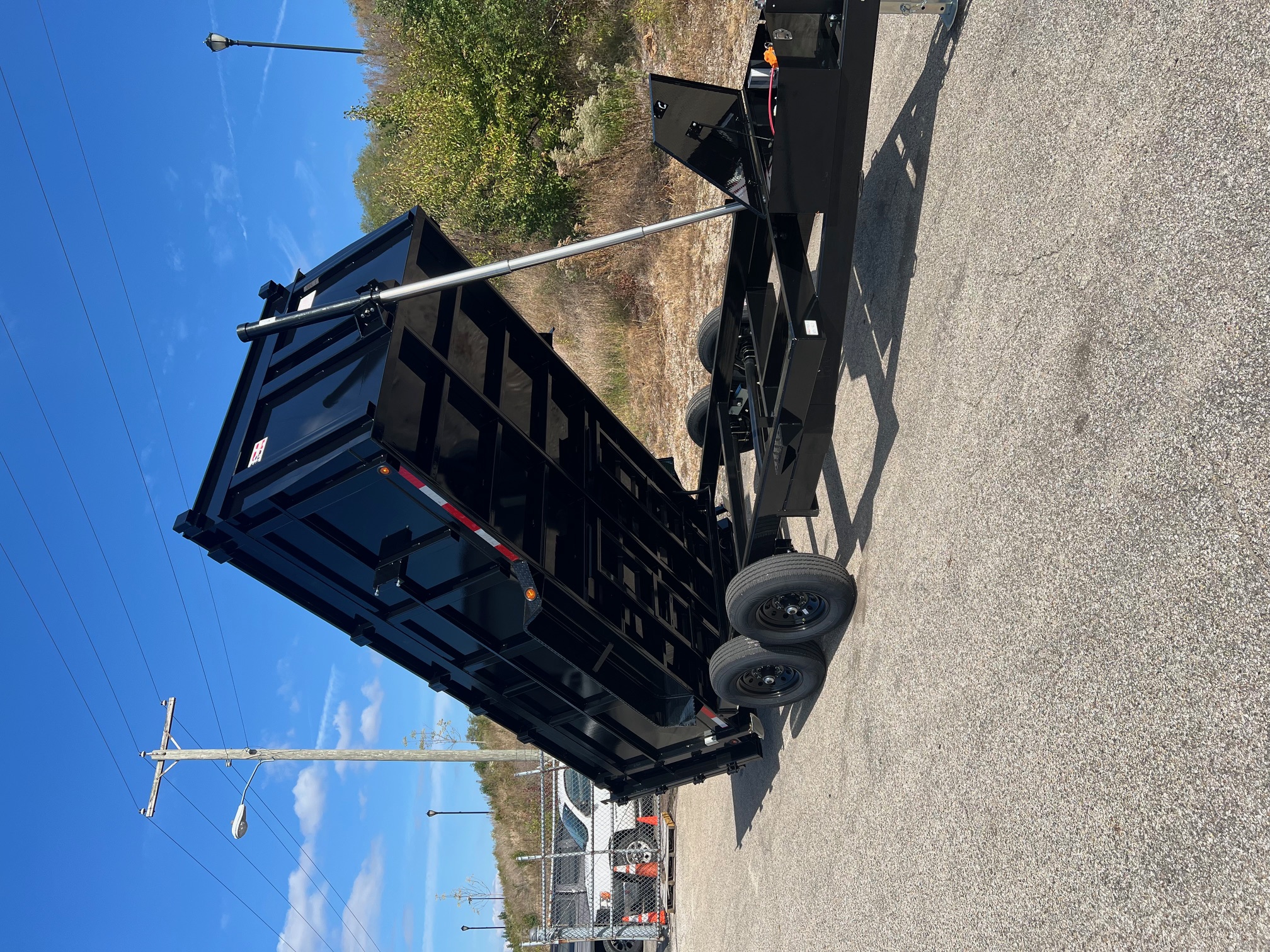New 2026 QUALITY STEEL CJ 83X14 14k GVWR Dump Trailer 4' High Side #260180