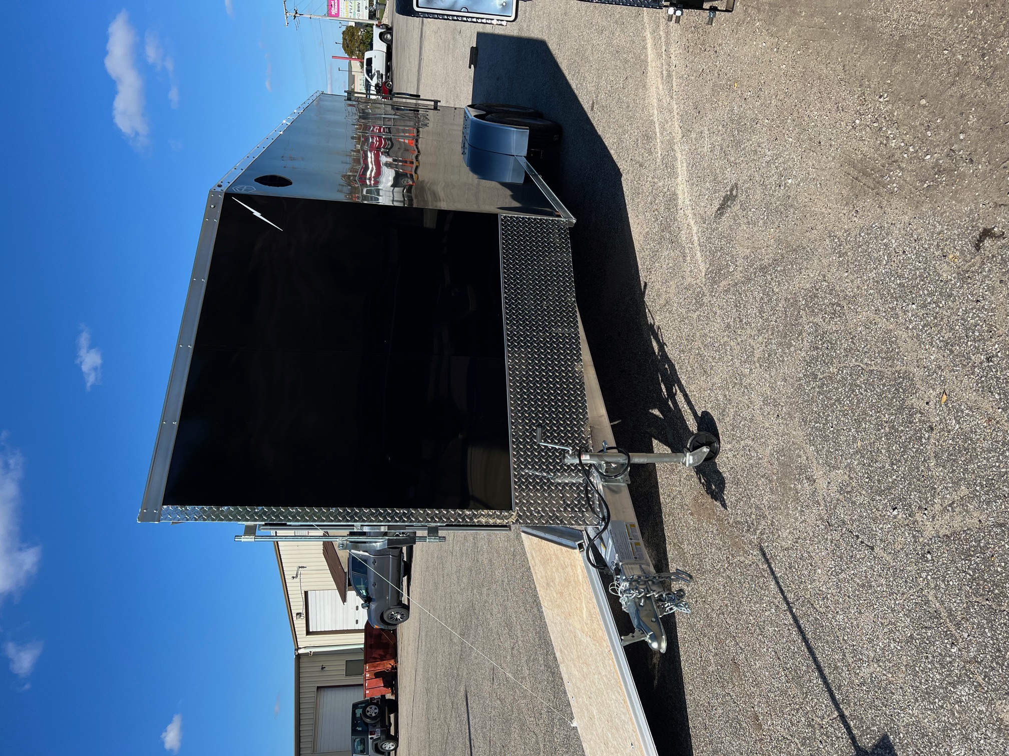 New 2026 Forest River Lighting 7 x 23 All Aluminum Snowmobile Trailer #41935