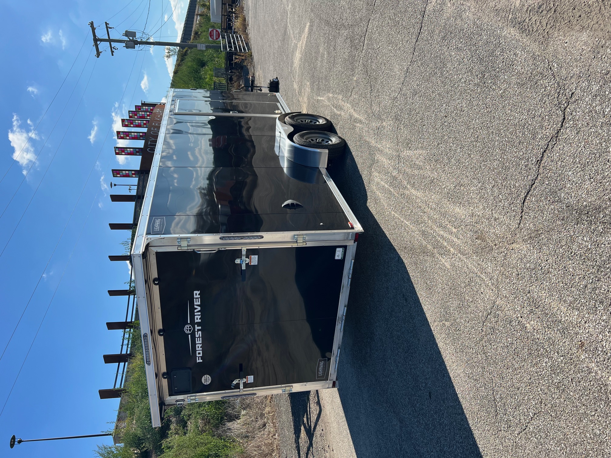 New 2026 Forest River Lighting 7 x 23 All Aluminum Snowmobile Trailer #41935