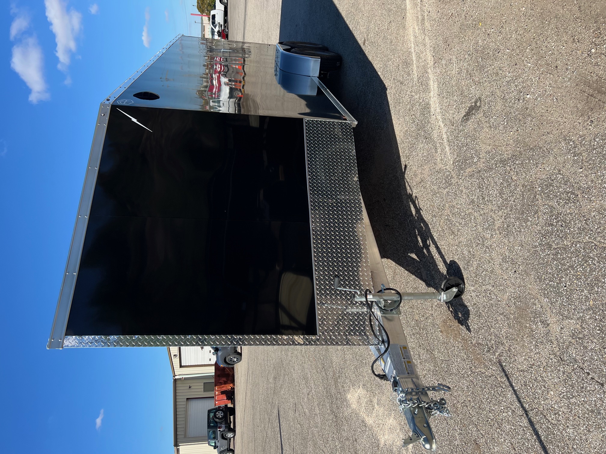 New 2026 Forest River Lighting 7 x 23 All Aluminum Snowmobile Trailer #41935