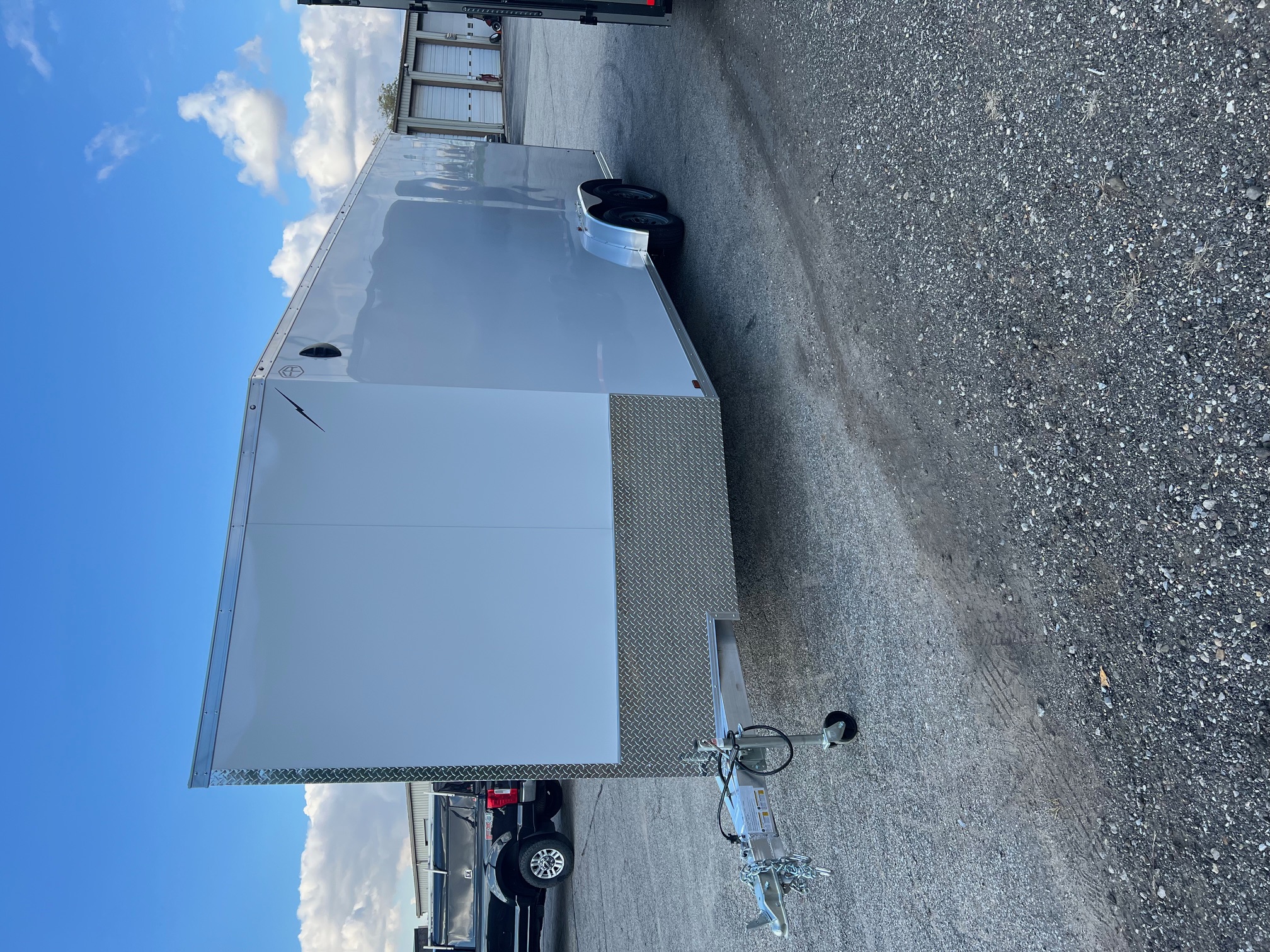 New 2026 FOREST RIVER Lighting 7.5 x 27 All Aluminum Snowmobile Trailer #41901